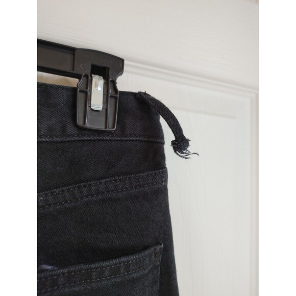 Zara + Denim Women's Size 4 straight Leg Black Jeans Style 09/10 - Picture 4 of 5